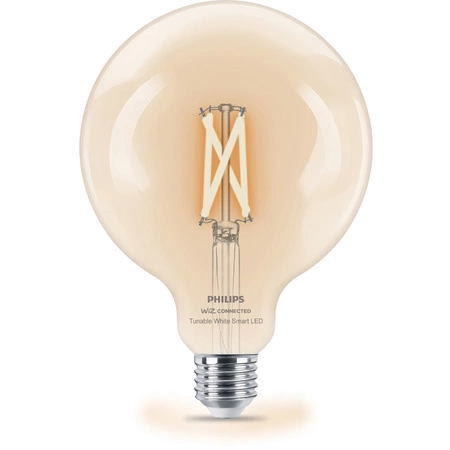 LED žiarovka E27 Sphere G125 7W = 60W 806lm 2700-6500K TW FILAMENT Smart SMART WiFi Bluetooth App WiZ Philips