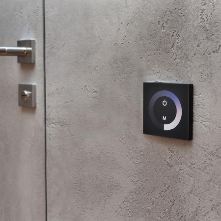 Dotykový spínač so stmievačom pre LED pásiky Black Mono Sanico Goldlux