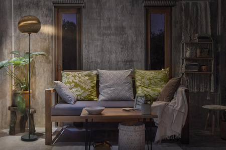 Dekoratívna podlahová lampa E27 Brown Decor Ledvance