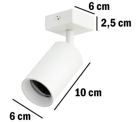 Stropné nástenné svietidlo - GU10 SPOT LED svietidlo QUALIS I White