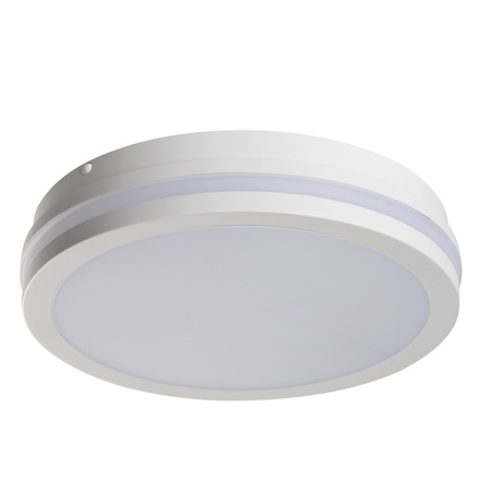 Plafond LED stropné svietidlo Senzor pohybu Povrchová montáž 30W 3530lm CCT IP65 biela BENO KANLUX