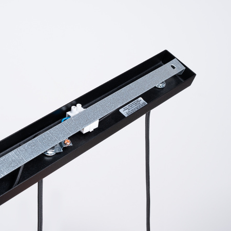 Závesné stropné svietidlo Závesné svietidlo 3x G9 Trubkový luster čierny škandinávsky Prysm Sollux