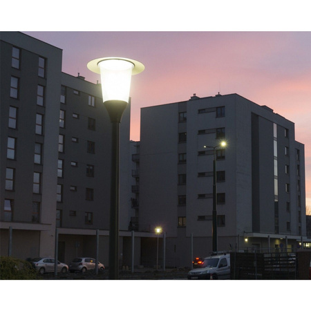 Hlava tienidla pre vonkajšiu záhradnú lampu METIS E27 IP65 Su-Ma