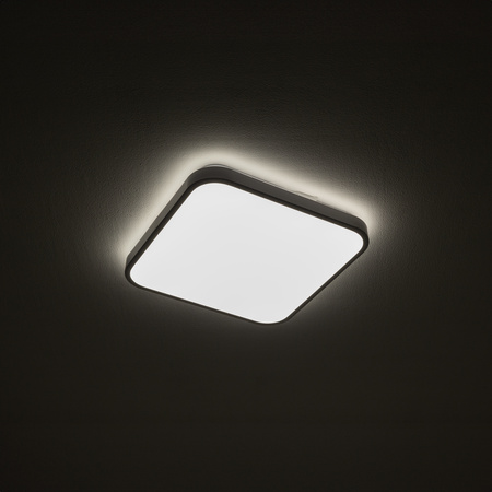 Plafond Stropné svietidlo LED 16W 1100lm 3000K, teplá biela biely Vodotesné IP44 AGNES SQUARE LED 8112 Nowodvorski