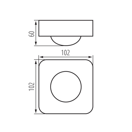 PIR senzor pohybu 10m 360° vnútorný povrchový biely SENZO KANLUX