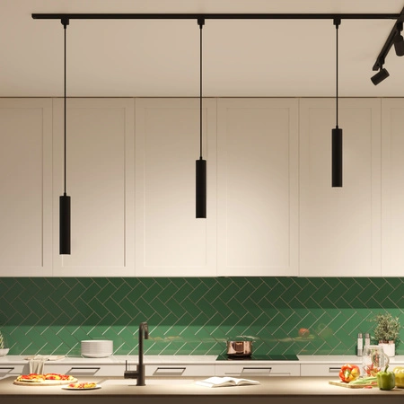 LED svetelná lišta 1 m jednofázová čierna s napájacím zdrojom EasyLink Philips