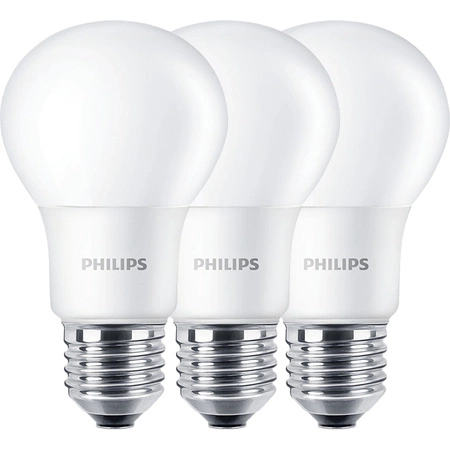 3PAK LED žiarovka E27 A60 8W = 60W 806lm 2700K teplá biela 300° PHILIPS CorePro