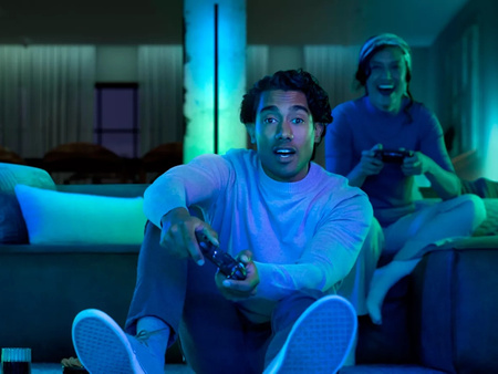 LED lineárna svetelná lišta TUBA 140 cm Gradient 20W 1800lm IP20 Biela a farebná Ambiance RGB + TW White Smart SMART Zigbee Bluetooth Play Tube Philips HUE