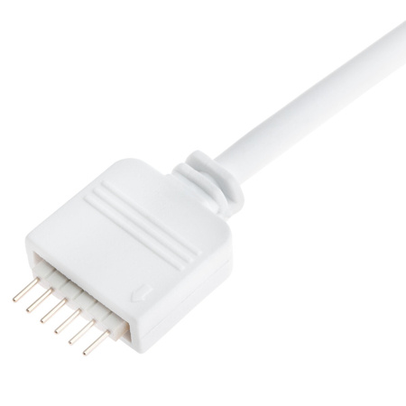 Konektor pre LED pásik 6PIN RGB + CCT zásuvka s 12 mm káblom