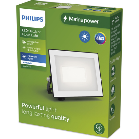 LED reflektor 20W 2050lm 3000K IP65 Black Lois Philips