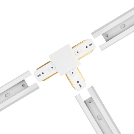 Trojitý spínač Trojitý biely pre jednofázové prípojnice LUMILED