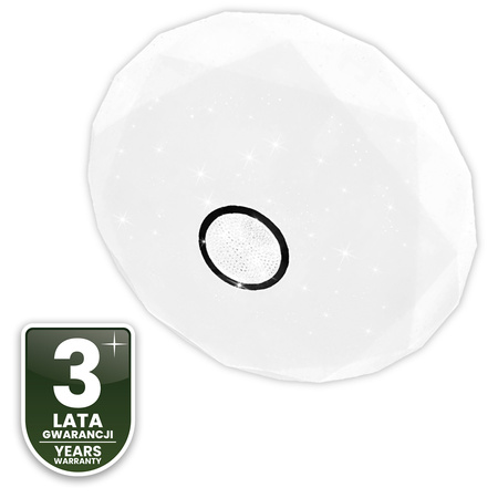 LED stropný plafón WESTA 48W CCT biely okrúhly 40cm + PILOT LUMILED