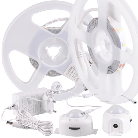 LED pásik so senzorom pohybu a súmraku 16,5 W 1960 lm 4000 K neutrálna biela 220-240 V biely 5 m Sanico Goldlux