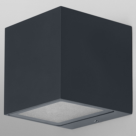 Vonkajšia záhradná lampa Vonkajšia nástenná LED lampa 14W 550lm 3000K, teplá biela RGBW Top Down Stmievateľné IP44 Grey SMART+ WiFi Brick Ledvance