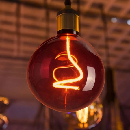 LED žiarovka G125 E27 4W 60lm 1800K teplá biela 320° Dekoratívna DECOVINTAGE Sanico Goldlux