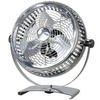 Stolný ventilátor Cirkulácia vzduchu Stojaci stolový ventilátor Retro 15W Silver