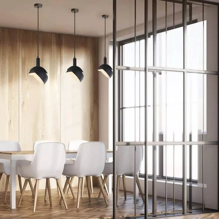 Závesné svietidlo Svietidlo E14 Pohyblivé tienidlo čierne VT-7100 V-TAC