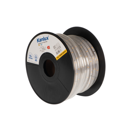 LED svetelná hadica flexibilná hermetická 30W 210V 3000K, teplá biela 110lm/m IP65 15m GIVRO Kanlux
