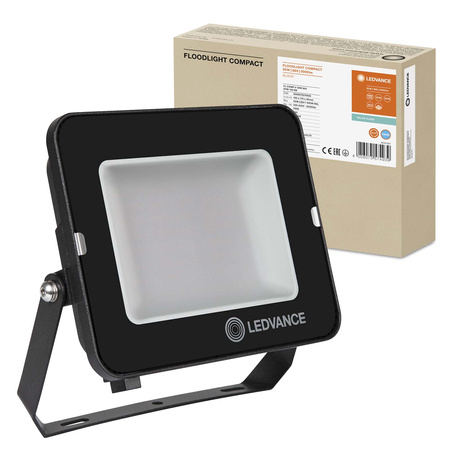 LED reflektor Vonkajšie reflektory 50W 5000lm 6500K IP65 Čierne reflektory Ledvance