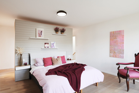 Plafond LED svietidlo na povrchovú montáž 28W 1400lm RGB CCT so stmievateľným podsvietením 35cm čierne SMART+ WiFi Orbis Ledvance