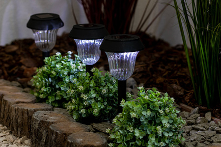 LED solárne záhradné svietidlo Drive 5500-6000K IP44 38cm súmrakový senzor