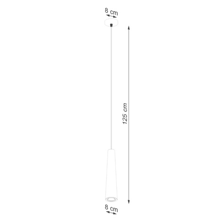 Stropné závesné svietidlo GU10 Geometric Grey Industrial Electra Sollux