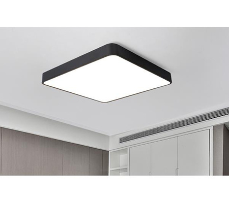 Plafond LED stropné nástenné svietidlo Square 3300 lm 40W 4000K IP22 Black