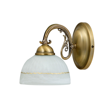 Nástenné svietidlo E27 Brown Classic Flossi 8811 Rabalux