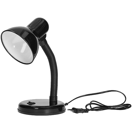 Stolná stolná lampa Nastaviteľné školské nočné svetlo E27 Fupi Black
