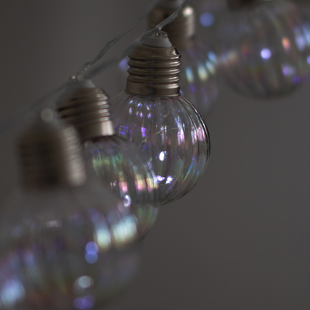 Solárna záhrada Girland 20x LED svetelná reťaz Dekoratívne gule 5,8 m