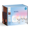 3x LED GU10 reflektor PAR16 4,7W = 50W 345lm 2200-6500K CCT + RGB SMART Smart Bluetooth ZigBee White and Color Ambiance + Bridge Bridge Philips HUE Starter Kit