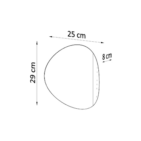 Nástenné svietidlo Nástenné svietidlo 2x G9 Round Black Modern Senses Sollux