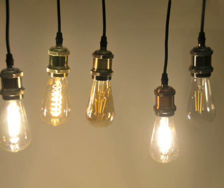 Stropné závesné svietidlo E27 Chrome Nola Sanico Goldlux