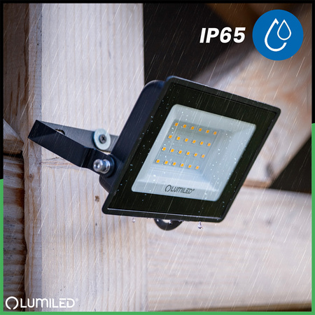 LED reflektor ZUNA2 30W 2700lm 6500K IP65 Black LUMILED