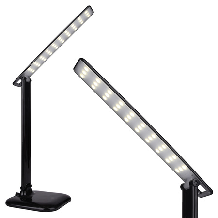 Stolná lampa 8W 790lm 4000K, neutrálna biela 120° Čierna Jowi Sanico Goldlux