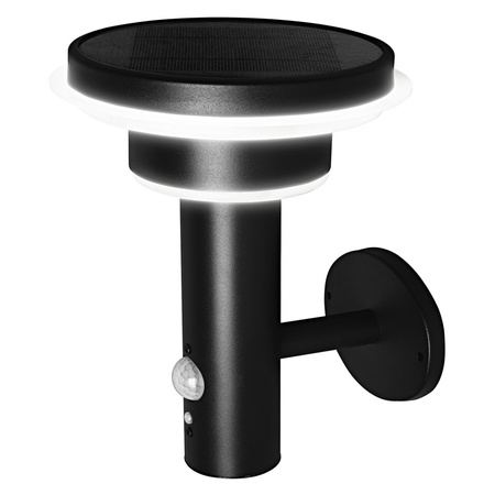 Vonkajšie nástenné svietidlo LED 6W 400lm 3000K IP44 čierne so senzorom pohybu a súmraku Endura Ledvance