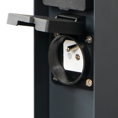 Záhradné stĺpy s dvoma zásuvkami 230V 16A IP44 nerez antracit DASTO KANLUX