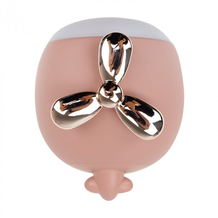 Detské LED nočné svetlo 2,5W 1800-3000K teplá biela dobíjacie 1200mAh ružové MARY'S HELICOPTER