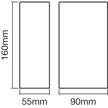 Vonkajšia záhradná lampa LED fasádna nástenná lampa 12W 700lm 3000K IP44 Endura Ledvance White