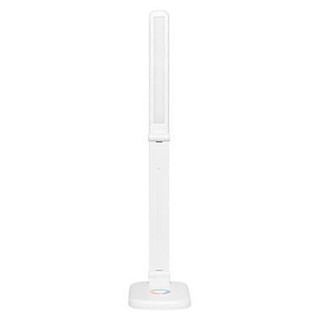 Stolná stolná lampa Nastaviteľná LED 12W 960lm 3000-4000-6500K CCT RGB Nabíjateľné školské nočné svetlo Stmievateľné vypínač Biela Alma Masterled