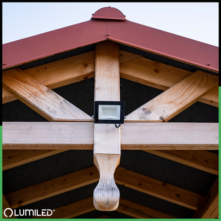 LED reflektor ZUNA2 30W 2700lm 6500K IP65 Black LUMILED