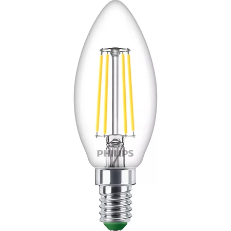 LED žiarovka E14 sviečka B35 2,3W = 40W 485lm 210lm/W 4000K neutrálna biela 300° CLASS A UltraEfficient Philips