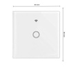Sklenený dotykový spínač Single White IP54 Smart WIFI Masterled