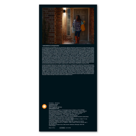 LED GU10 IP44 Endura Ledvance Grey Vonkajšia záhradná nástenná lampa