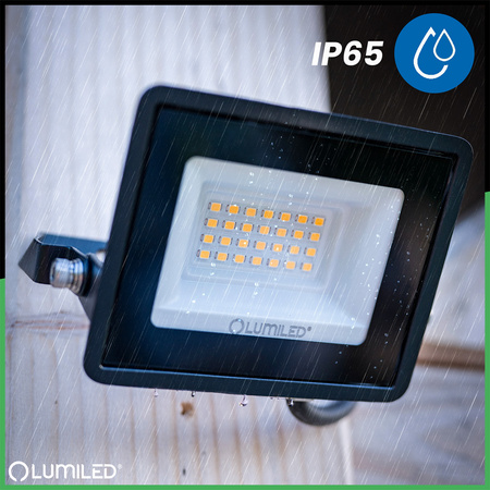 LED reflektor ZUNA2 20W 1800lm 4000K IP65 Black LUMILED