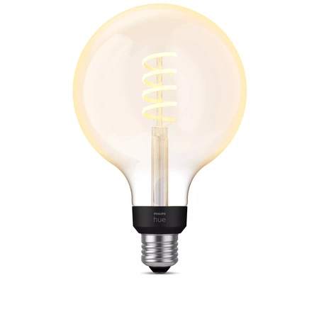 LED žiarovka E27 Sphere G125 7W = 40W 550lm 2200-4500K CCT FILAMENT SMART Smart Bluetooth ZigBee White Ambiance Philips HUE