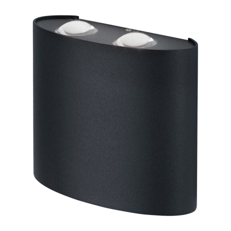 Vonkajšia záhradná lampa LED nástenná lampa 10,5W 550lm 3000K IP44 Endura Ledvance šedá