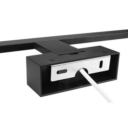 Nástenné svietidlo LED Povrchové svietidlo 8W 4000K, neutrálna biela 110° Čierna IP44 Besta Masterled