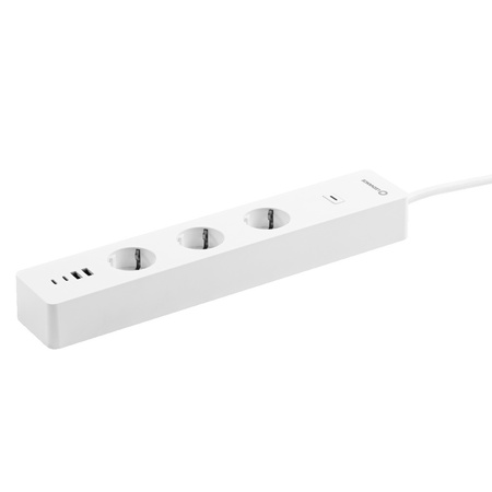 Inteligentný predlžovací napájací pásik 3 zásuvky EÚ 2x USB C 2x USB A SMART+ WiFi Ledvance