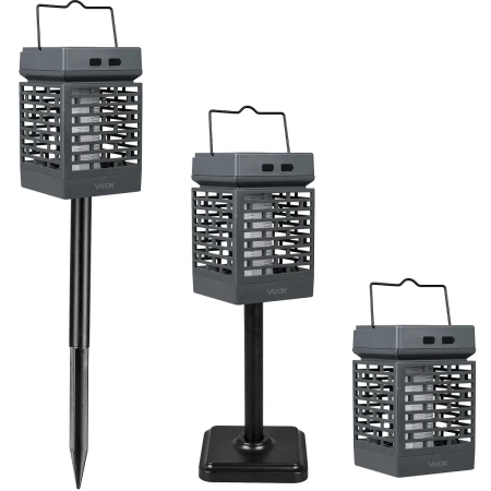 Elektrická UV solárna insekticídna pasca Lucerna 2v1 5W na muchy komáre hmyz VAYOX